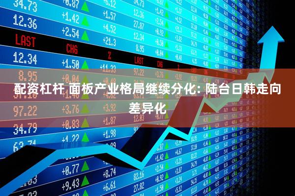配资杠杆 面板产业格局继续分化: 陆台日韩走向差异化