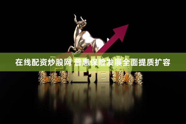 在线配资炒股网 普惠保险发展全面提质扩容